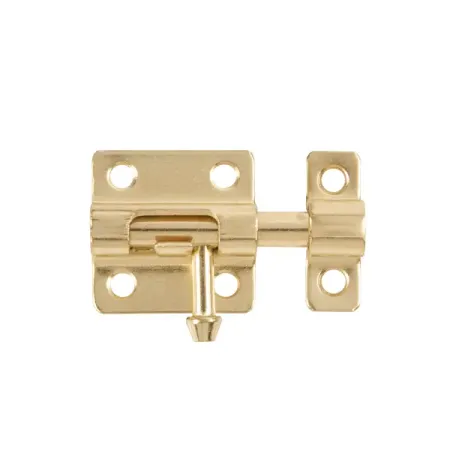 Шпингалет Ajax ЗТ-4 сталь цвет золотистый/цинк