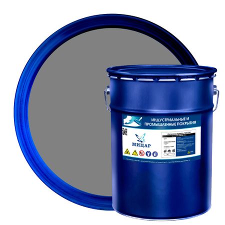 Краска фасадная Мицар АК-124 акриловая серая 25 кг