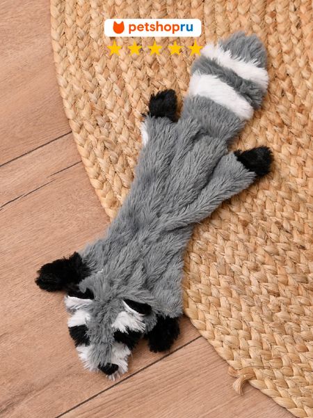 Игрушки PETSHOP Игрушка для кошек и собак с пищалкой плюшевая 