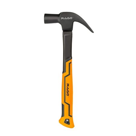 Молоток-гвоздодер Rage by Vira 560 г фибергласовая ручка (900225)