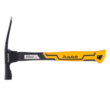 Молоток каменщика Rage by Vira 600 г фибергласовая ручка (900220)