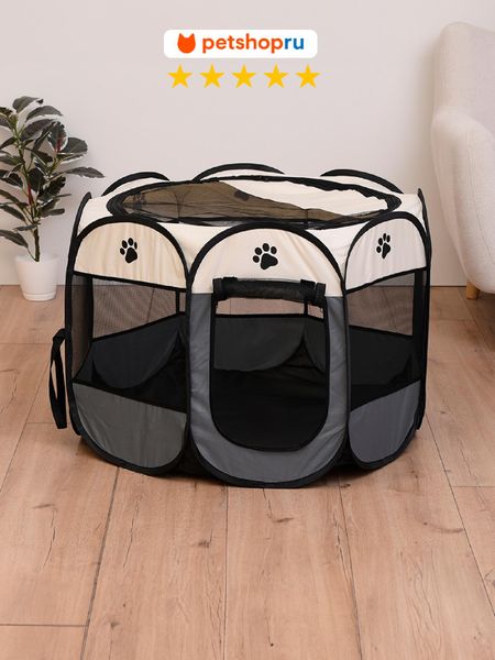 Кошки PETSHOP Вольер манеж для кошек и собак складной 