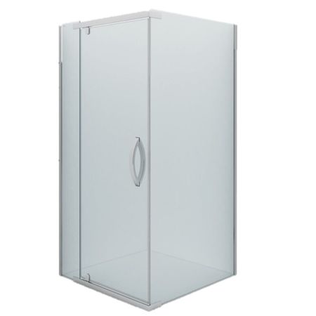 Душевой уголок Alex Baitler AB-2 хром 100х100х200 см квадрат стекло прозрачное 8 мм