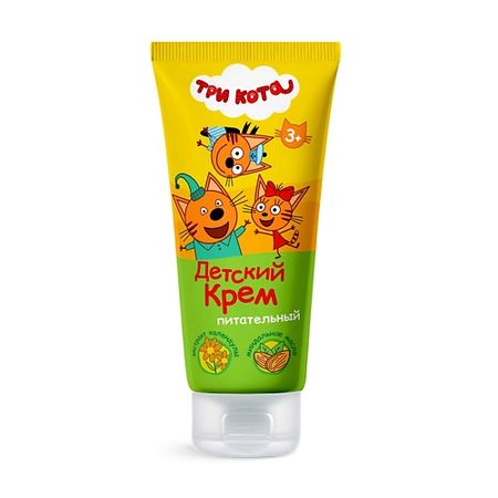 Крем для тела ТРИ КОТА Питательный детский крем фигурки кота canamek пластиковые