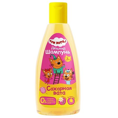 Шампунь для волос ТРИ КОТА Детский шампунь с Д-пантенолом и протеинами пшеницы 