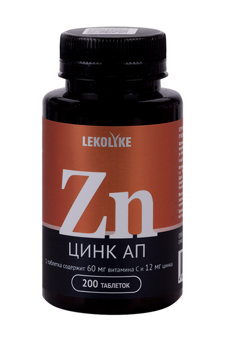 Цинк Ап Lekolike, 300 мг, 200 шт, таблетки банка