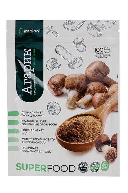 Агарик Imbian, 100 г, порошок пакет