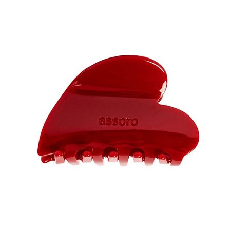 Заколка для волос ASSORO Краб для волос Бордовое сердце 10 шт мультяшный кролик из смолы хру ный шар бант персиковое сердце торт скрапбук ремесло миниатюрный орнамент аксессуары a7