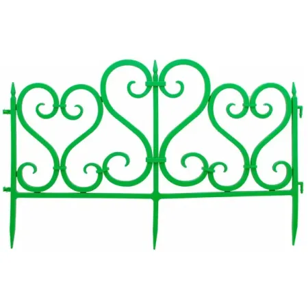Ограждение Ажурное 300x23 см цвет зеленый ограждение садовое винтаж 28х300см 7шт полипропилен зеленый