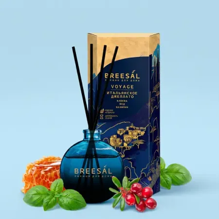 Ароматический диффузор Breesal Voyage Итальянское джелато 70 мл многоразовый титановый фильтр для кофе boundless voyage
