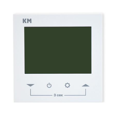 Терморегулятор электронный для теплого пола КМ TRE-01W белый