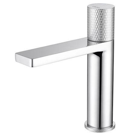 Смеситель для раковины Abber Rund хром поворотный переключатель (AF8710)