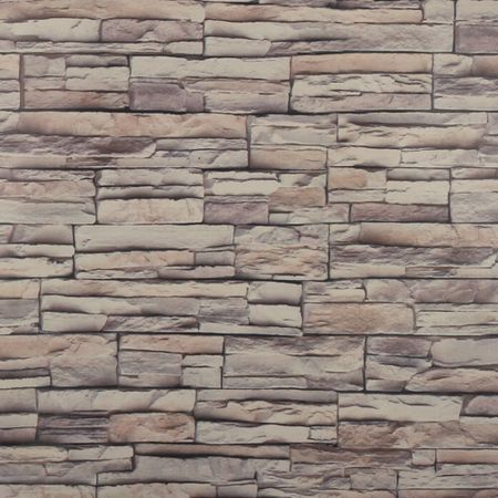 Пленка самоклеящаяся декоративная для мебели стена бежевая 0,45х8 м Рыжий кот