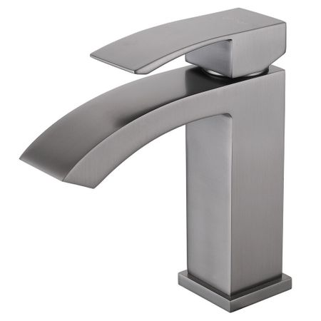 Смеситель для раковины Abber Wasserfall никель однорычажный (AF8610NG)