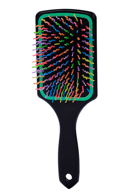 Расческа Queen fair массажная 8х24 см цвет МИКС