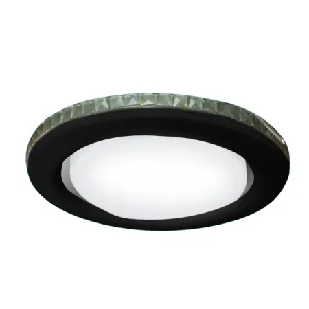 Светильник точечный встраиваемый Leek M223-15 под отверстие 90 мм GX53 цвет черный