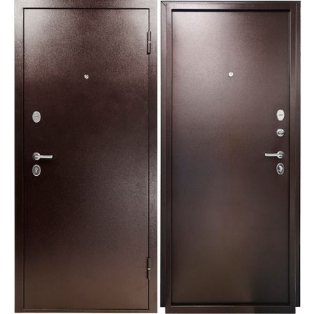 Дверь входная Промет Марс/Титан правая медный антик - медный антик 860х2050 мм