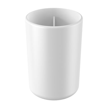 Стакан для ванной Ambient Flux настольный двойной пластик белый (AFX036ABSWT) стакан непроливайка двойной ной с крышкой ассорти рисовашка