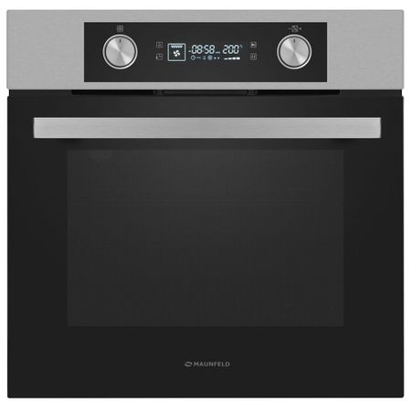 Духовой шкаф электрический встраиваемый Maunfeld AEOH6062S 595 мм серебро (КА-00021367)