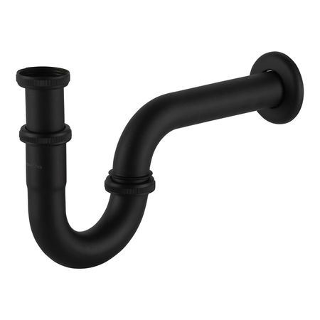 Сифон для раковины Tokito 1 1/4х45 мм без выпуска с соединением 32 мм черный (TOK-SHI-S32BL)