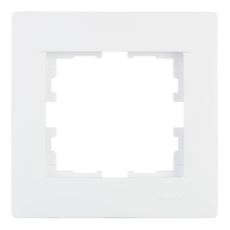 Рамка Lezard Karina одноместная белая (707-0200-146)