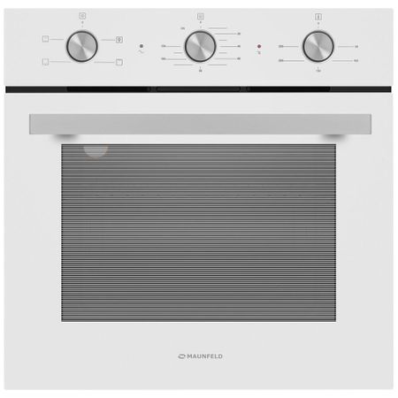 Духовой шкаф электрический встраиваемый Maunfeld AEOC6040W 595 мм белый (КА-00021356)