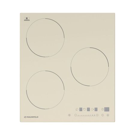 Варочная панель индукционная Maunfeld EVI.453-BG 3 конфорки бежевая