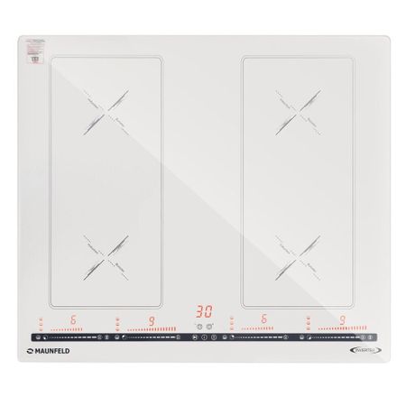Варочная панель индукционная Maunfeld CVI594SB2BGA Inverter 4 конфорки бежевая