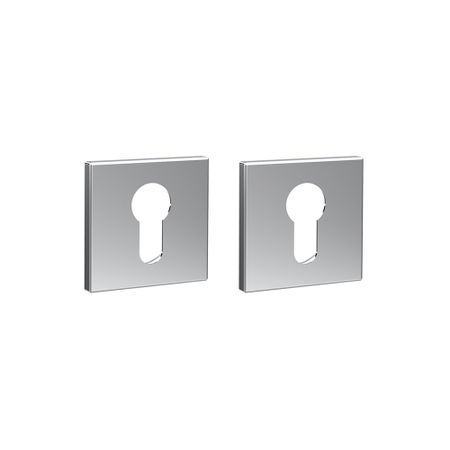 Ключевина Punto ET.K.ARC.Q52 CP-8 квадратная розетка хром (47195)