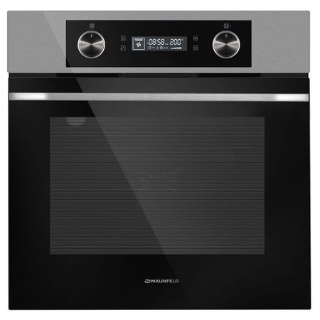 Духовой шкаф электрический встраиваемый Maunfeld AEOH60102S 595 мм серебро (КА-00024902)