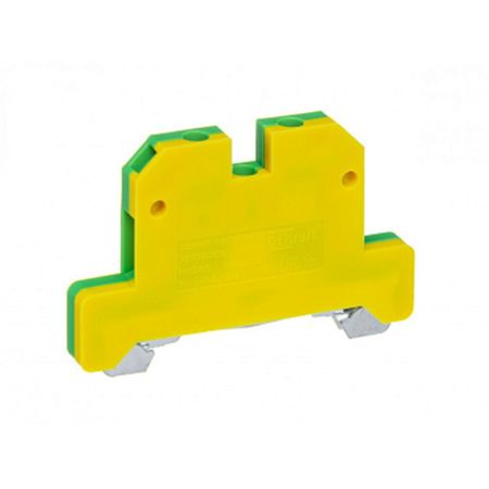 Колодка клеммная винтовая Dekraft ЗН-101 2,5 кв.мм желто-зеленая (32418DEK)