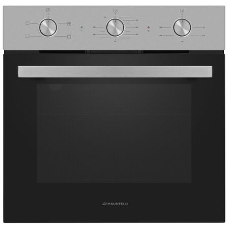 Духовой шкаф электрический встраиваемый Maunfeld AEOC6040S 595 мм серебро (КА-00021357)