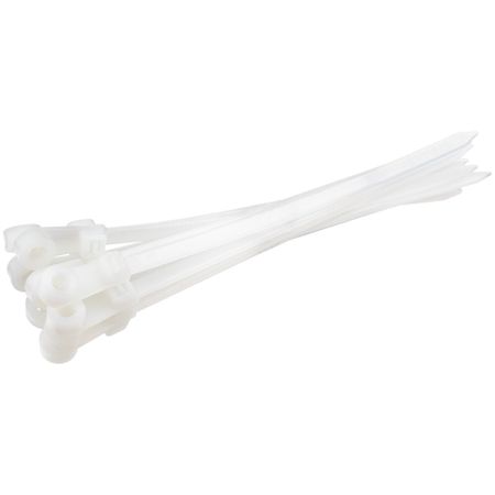 Стяжка кабельная Duwi 100x3,6 мм под винт нейлоновая белая (10 шт.) (30294 0)