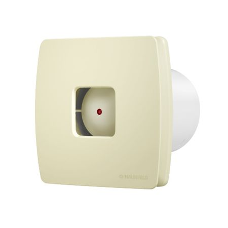 Вентилятор осевой Maunfeld MFX12TBG с обратным клапаном 163х163 мм d120 мм бежевый