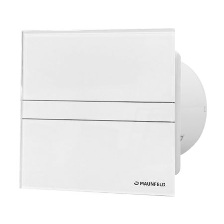Вентилятор осевой Maunfeld MFE10TGW с обратным клапаном 150х150 мм d100 мм белый