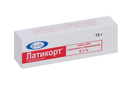 Латикорт 0.1%, 15 г, мазь для наружного применения