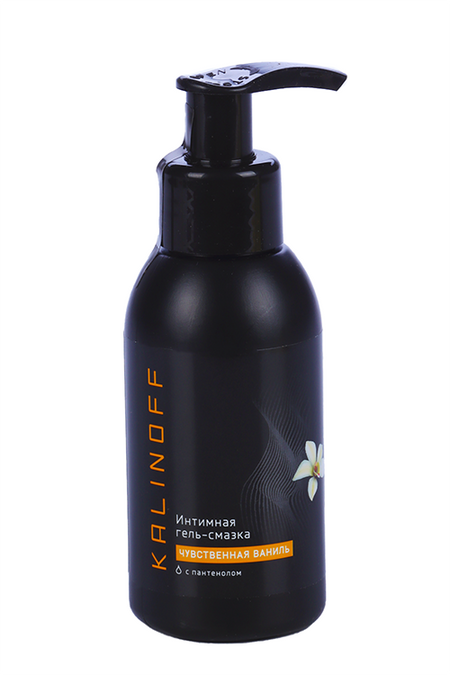 Гель-смазка KALINOFF интимная с пантенолом чувственная ваниль флакон, 100 мл
