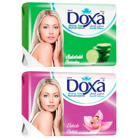 Мыло твердое DOXA Мыло туалетное BEAUTY SOAP Орхидея, Огурец