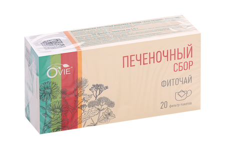 Фиточай Ovie печеночный, 20 шт, сбор