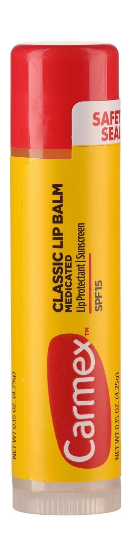 Carmex Medicated Classic Lip Balm Stick SPF 15 вазелин косметический масло наруж фл 100 мл