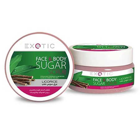 Скраб для тела EXOTICMOOD Сахарный скраб для лица и тела Licorice
