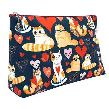 Косметичка ALISSIROSSI Косметичка женская большая дорожная из ткани 