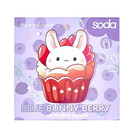 Палетка SODA Палетка теней Blue Bunny Berry #awwdorable