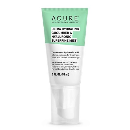 Тоник отшелушивающий ACURE Мист для лица Огуречный с гиалуроновой кислотой