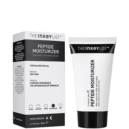 Крем для лица THE INKEY LIST Увлажняющий крем для лица с пептидами Peptide Moisturiser бальзам для губ the inkey list пептидный бальзам tripeptide plumping увеличивающий объем губ