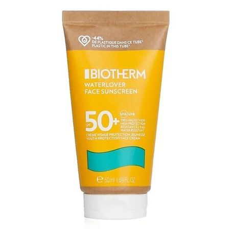 Солнцезащитный крем для лица BIOTHERM Водостойкий солнцезащитный крем для лица Waterlover Face Sunscreen SPF50 авен avene eau thermale intence protect ультра флюид солнцезащитный 150 мл spf50 водостойкий