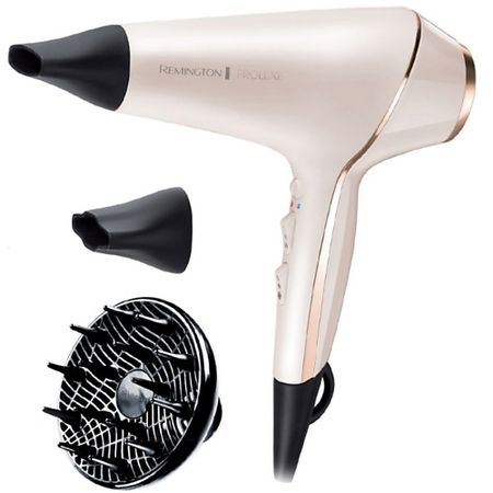 Фен REMINGTON Фен для волос PRO-Luxe Dryer AC9140, 2400 Вт, АС мотор, ионное кондиционирование mabuchi rs 385pv 2270 мотор постоянного тока