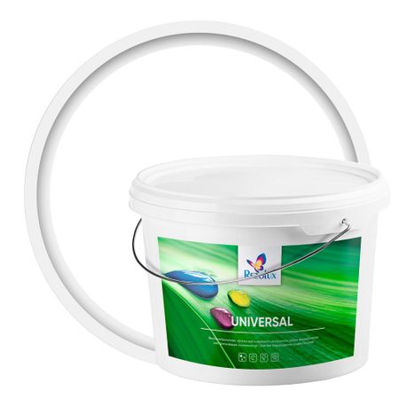 Краска фасадная Rezolux Universal резиновая акриловая белая 14 кг universal tarot мини универсальное таро