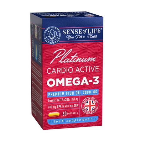 Омега 3 Сенсе оф Лайф Кардио актив, 60 шт, капсулы
