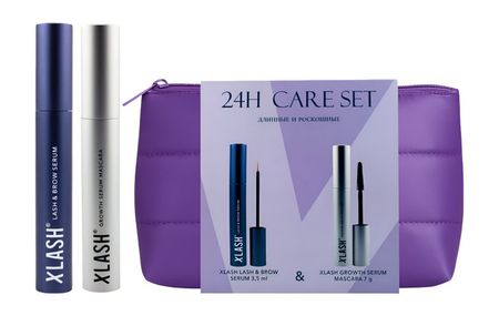 Xlash Cosmetics 24h Сare Set стимулятор роста янтарин 100мл на основе янтарной кислоты